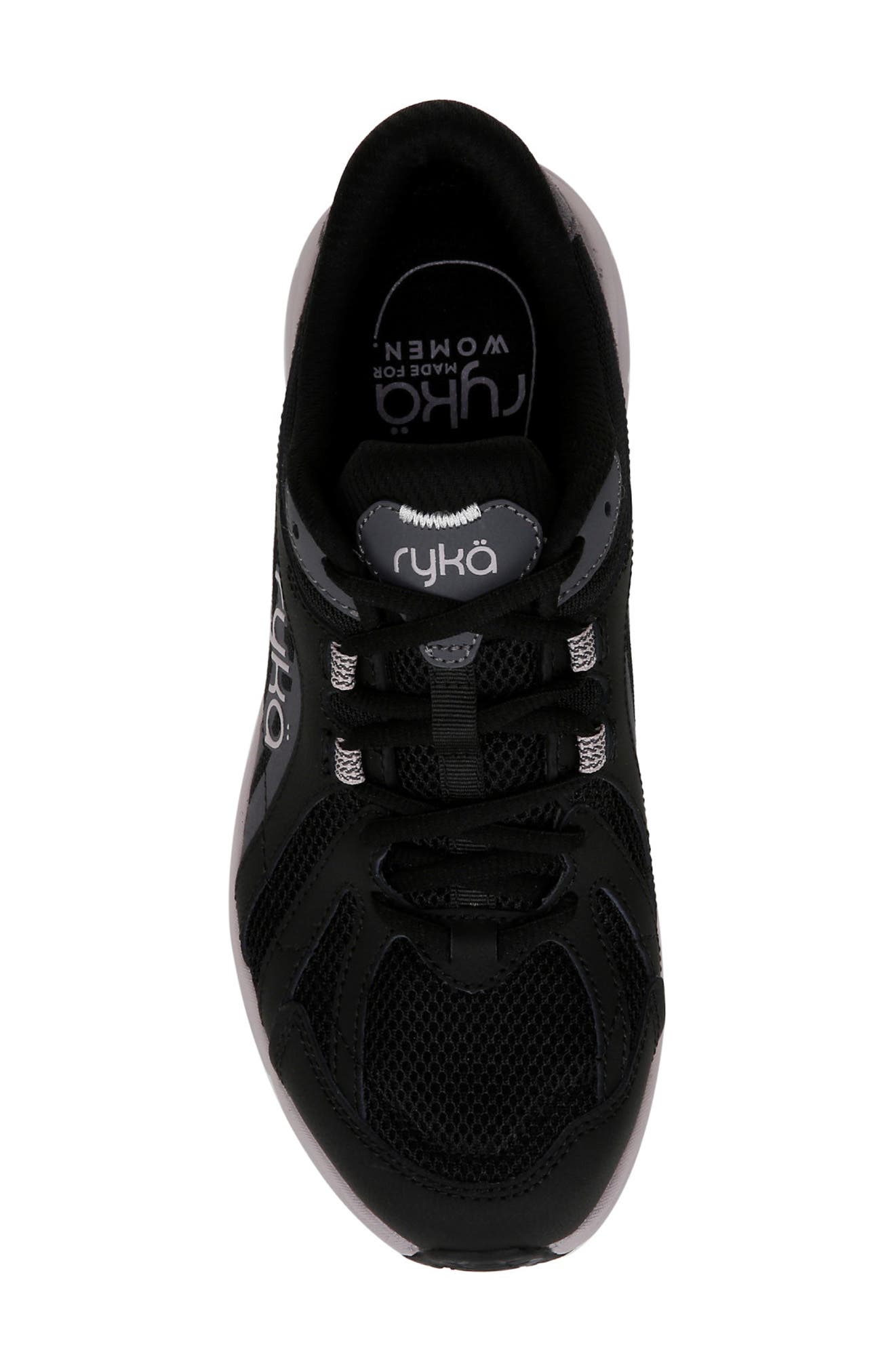 Rykä Skylift Walking Sneaker, Alternate, color, Black