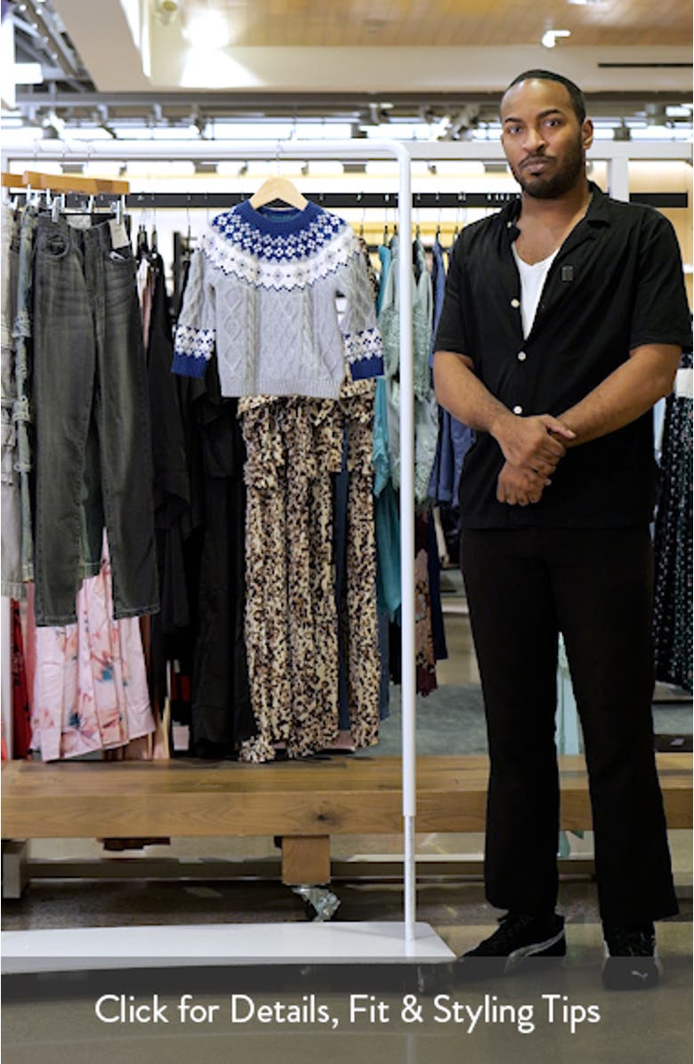 Kids' Fair Isle Crewneck Sweater, sales video thumbnail