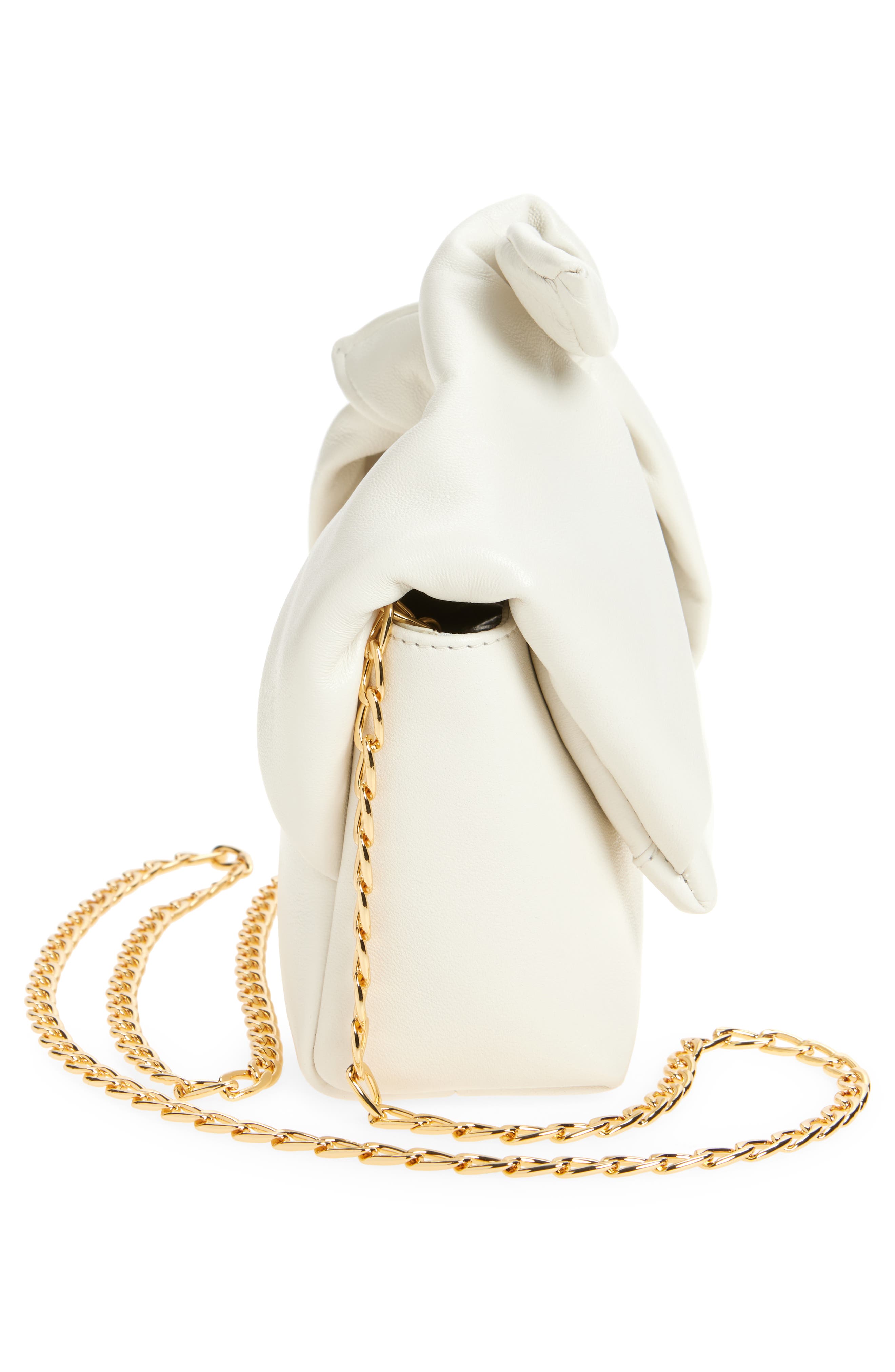 Small Twister Leather Crossbody Bag, Alternate, color, 002 OFF WHITE