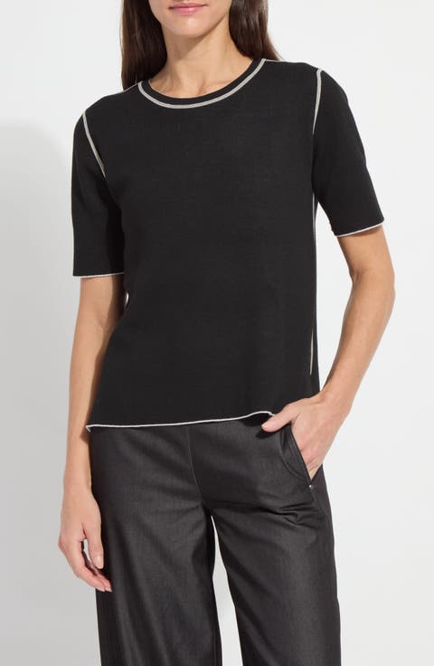 Odessa Reversible Short Sleeve Sweater