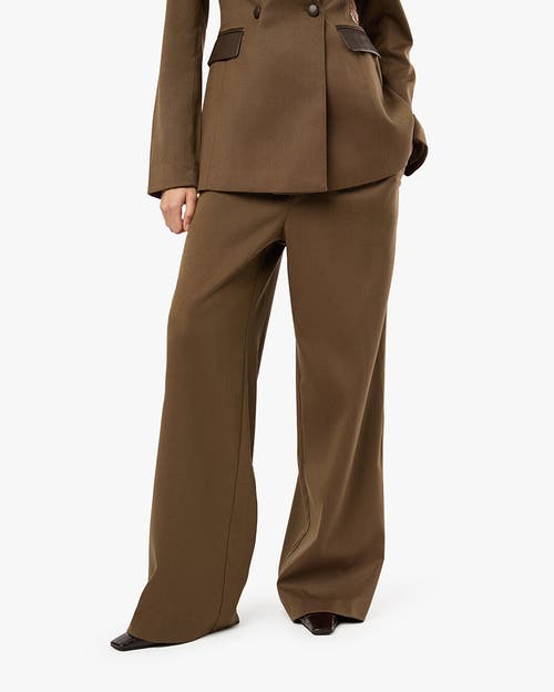 Weworewhat Relaxed Trouser In Kangaroo/brown
