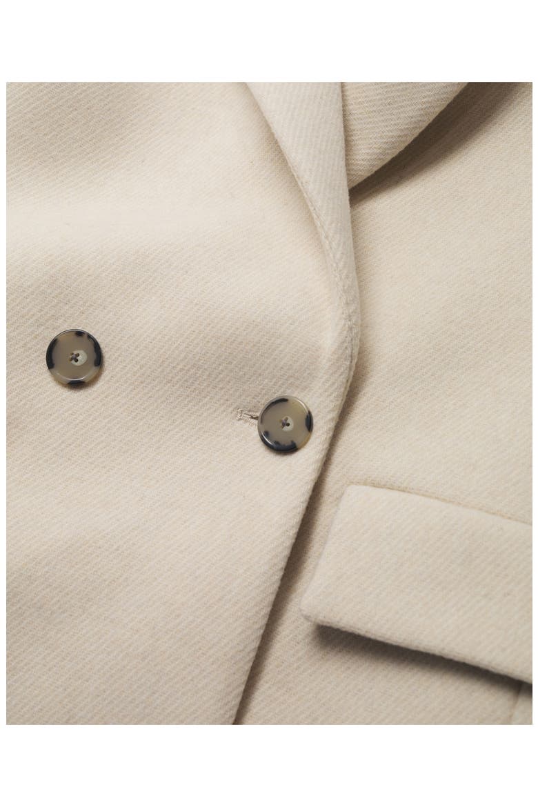 Double Breasted Coat, Alternate, color, LIGHT/ PASTEL GREY