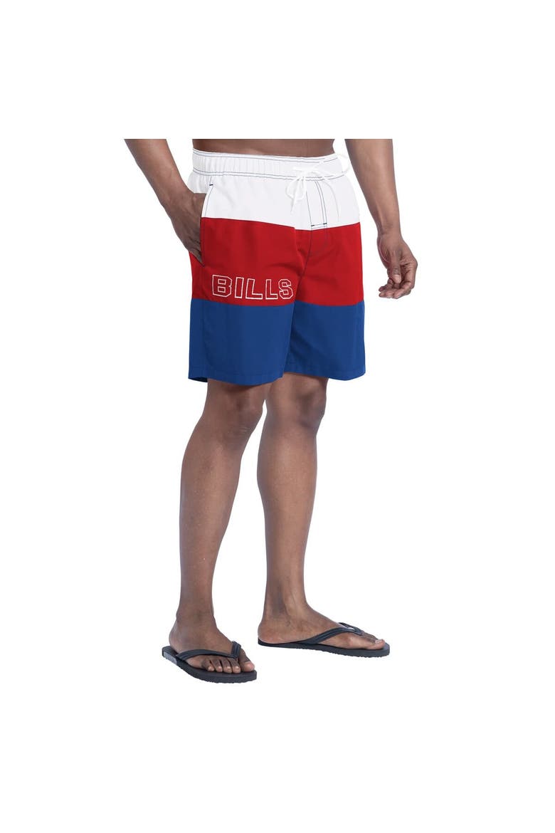 Men's G-III Sports by Carl Banks  Royal/Red Buffalo Bills Sunrise Volley Swim Shorts, Alternate, color, Royal