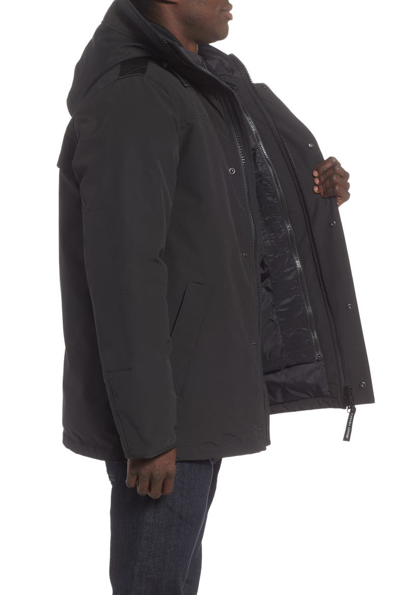 Garibaldi Slim Fit 3-in-1 Parka, Alternate, color, BLACK