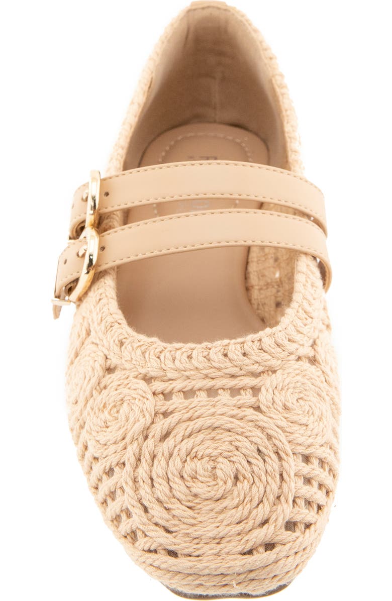 Reaction Kenneth Cole Malibu Crochet Flat, Alternate, color, Natural Crochet