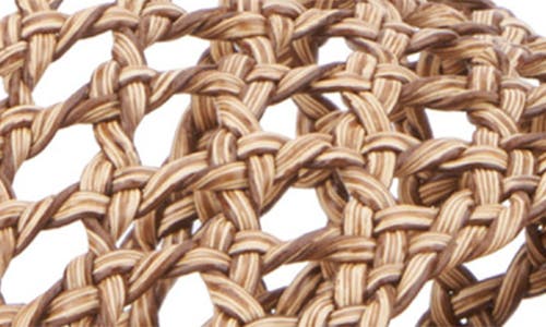 Torgeis Bronze Woven Slide Sandal In Bronze
