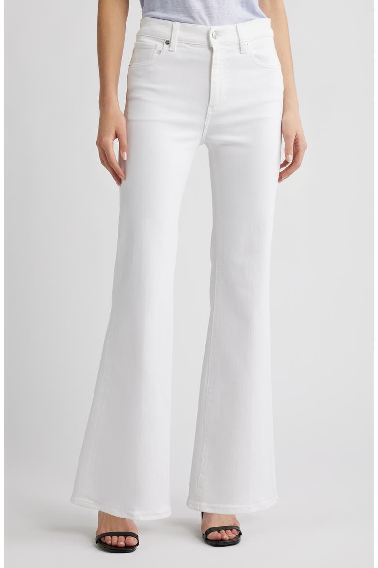 The Icon Flare Jeans, Main, color, WHITE