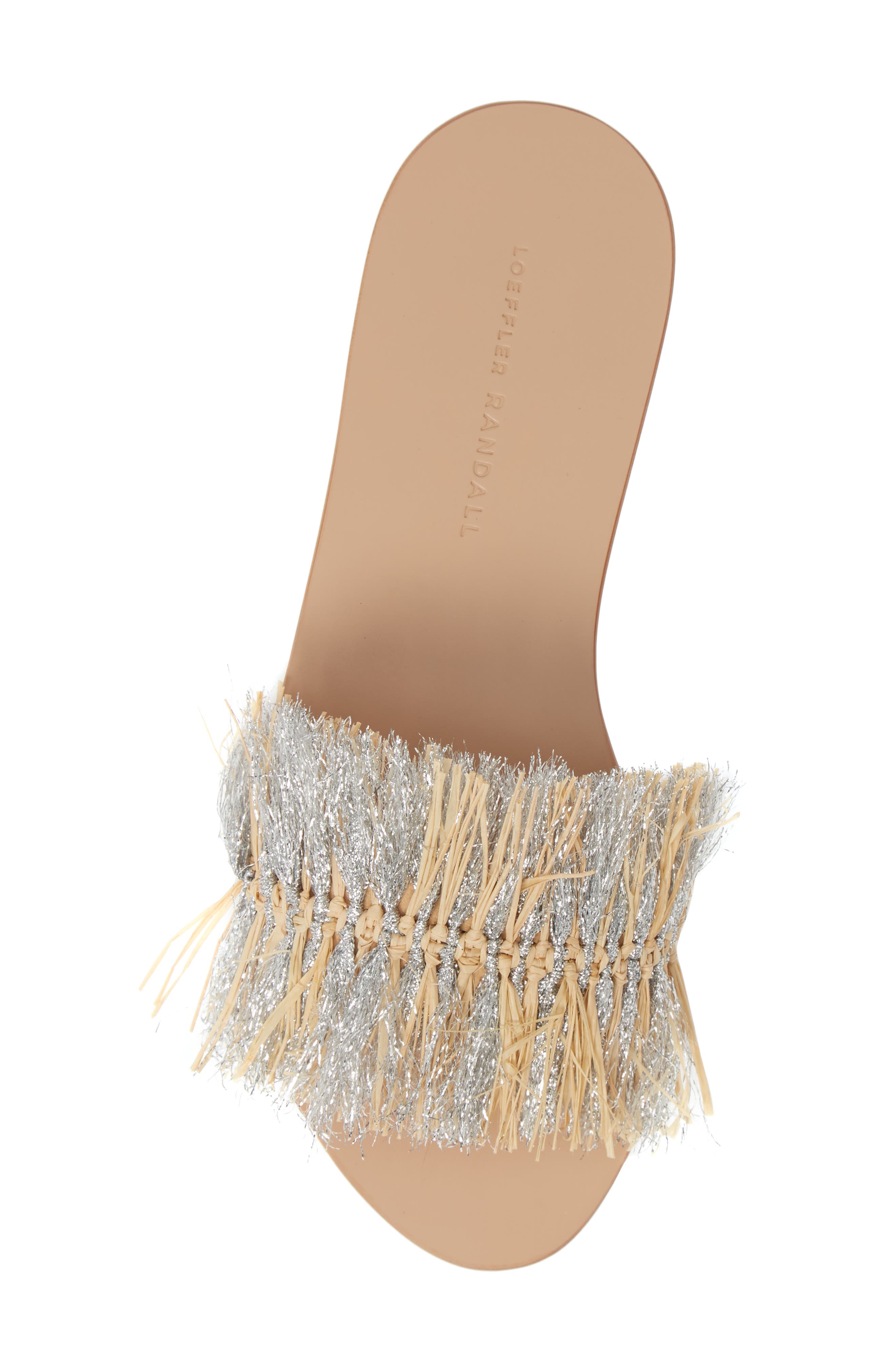 Loeffler Randall Woven Slide Sandal, Alternate, color, 