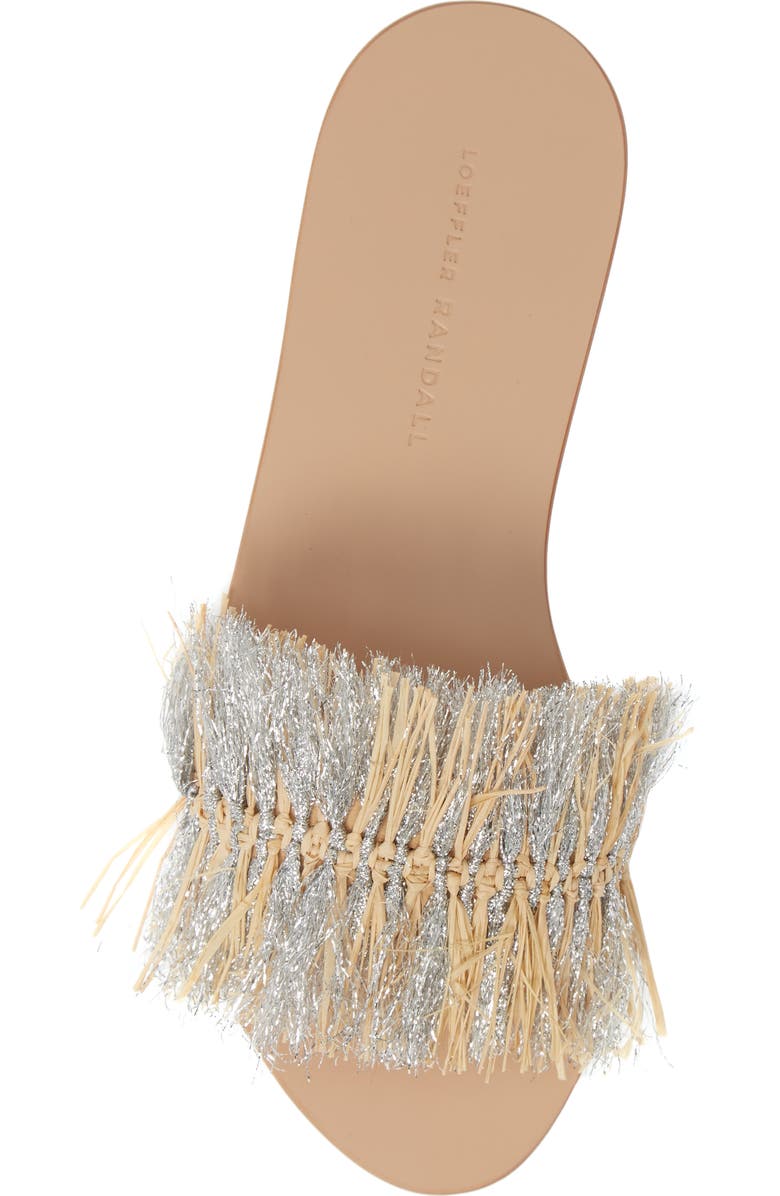 Loeffler Randall Woven Slide Sandal, Alternate, color,
