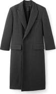MANGO Double Breasted Long Coat