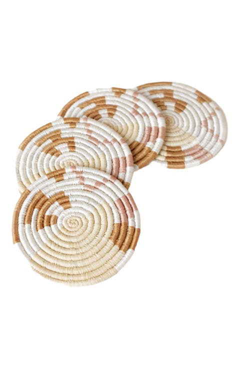 Mixed Abstract Form Set of 4 Coasters