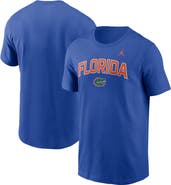 Jordan Brand Men's Jordan Brand Royal Florida Gators Primetime Arch Stack T-Shirt