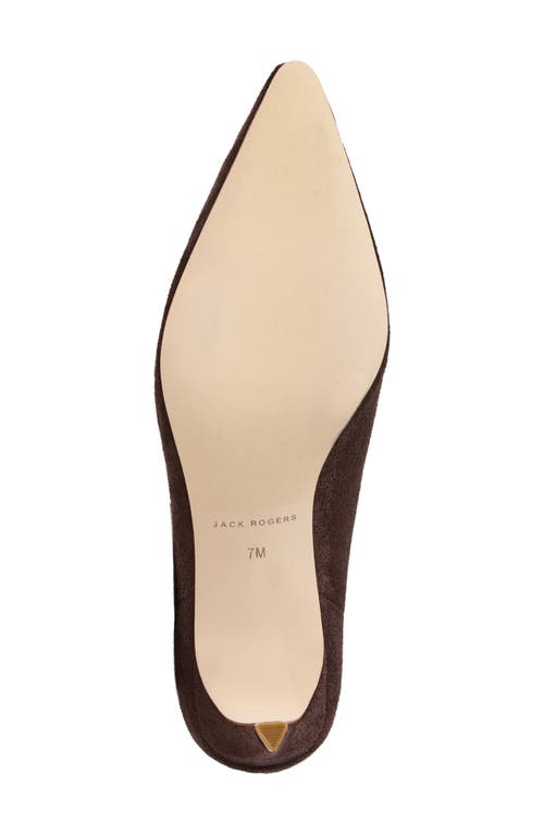 Jack Rogers Charleston Stretch Pointed Toe Bootie In Brown