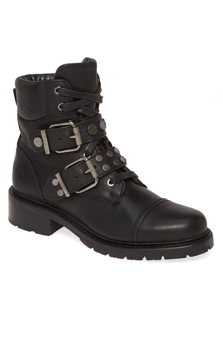 Frye Samantha Studded Hiker Boot, Main, color,