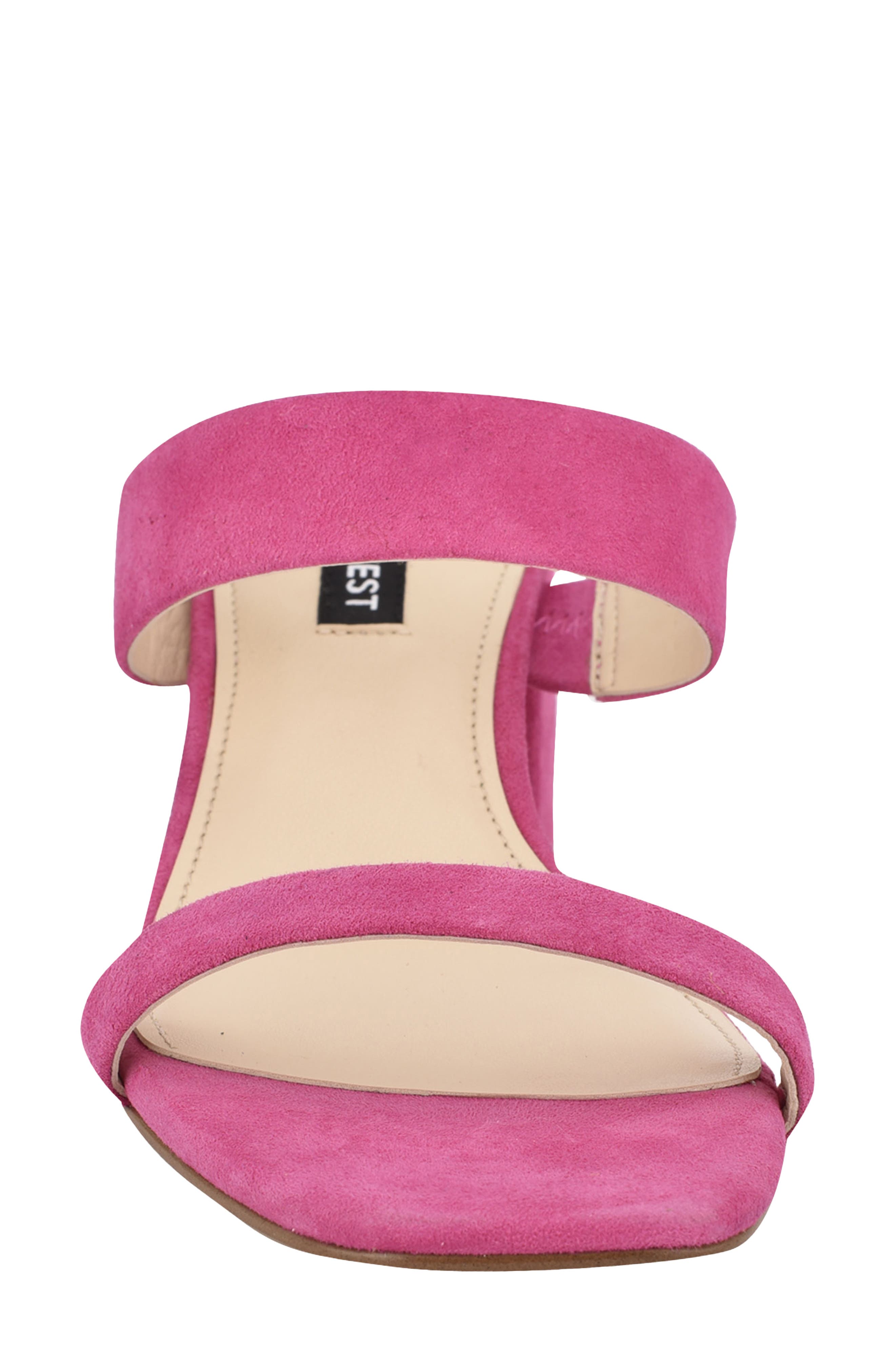 Galvin Slide Sandal, Alternate, color, PINK SUEDE