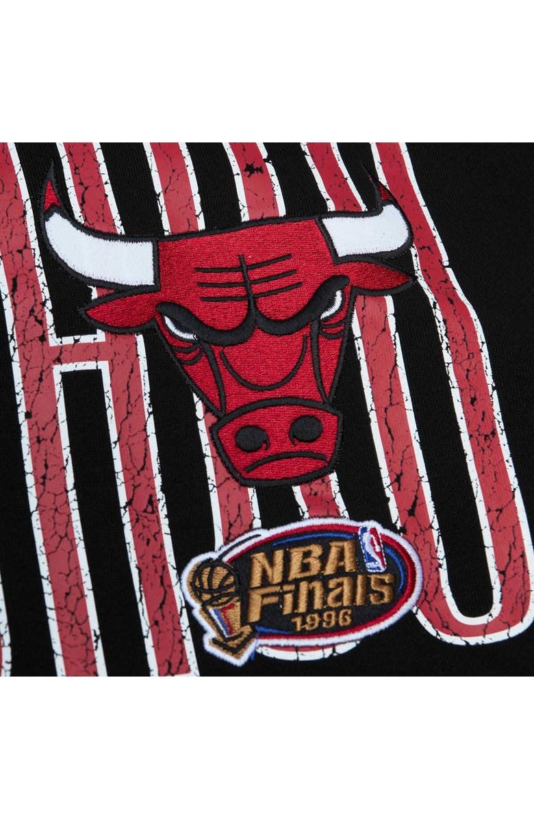 Mitchell & Ness Men's Mitchell & Ness Black Chicago Bulls Hardwood Classics OG 2.0 Pullover Hoodie, Alternate, color, Black