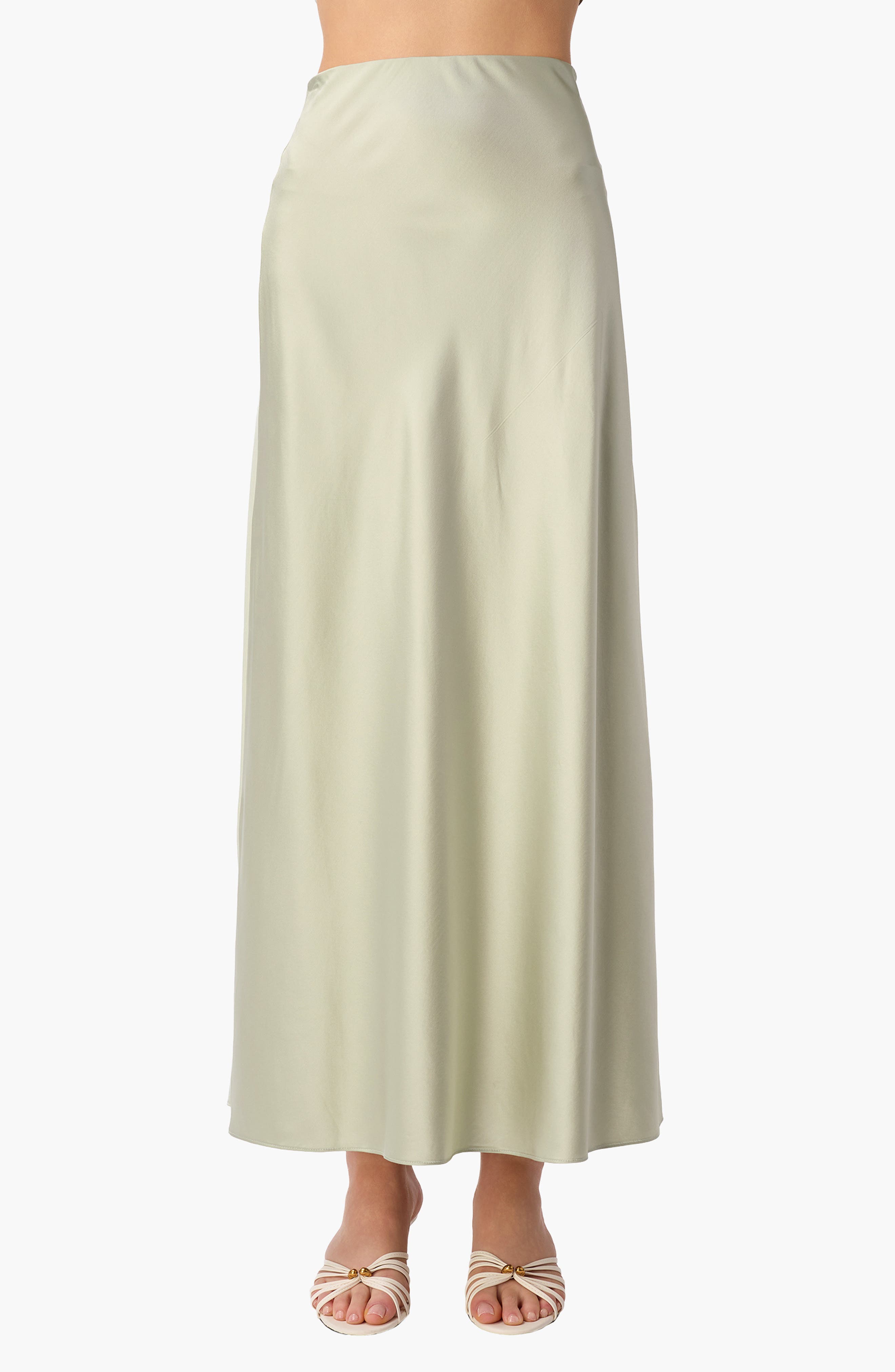 Aviva Stretch Silk Maxi Skirt