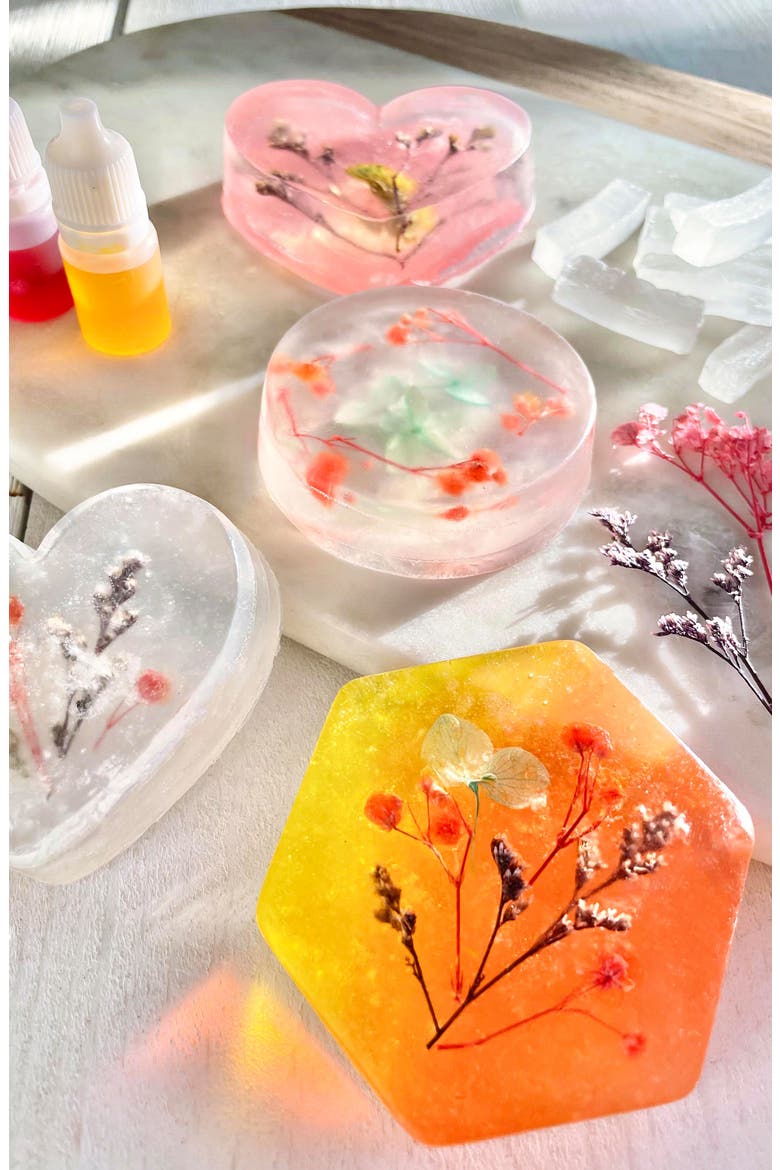 Flower Power DIY Soaps Kit, Alternate, color, MULTI
