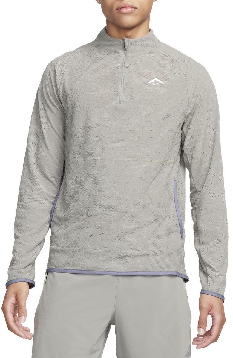 Nike Dri-FIT Half Zip Midlayer Trail Running Top, Main, color,