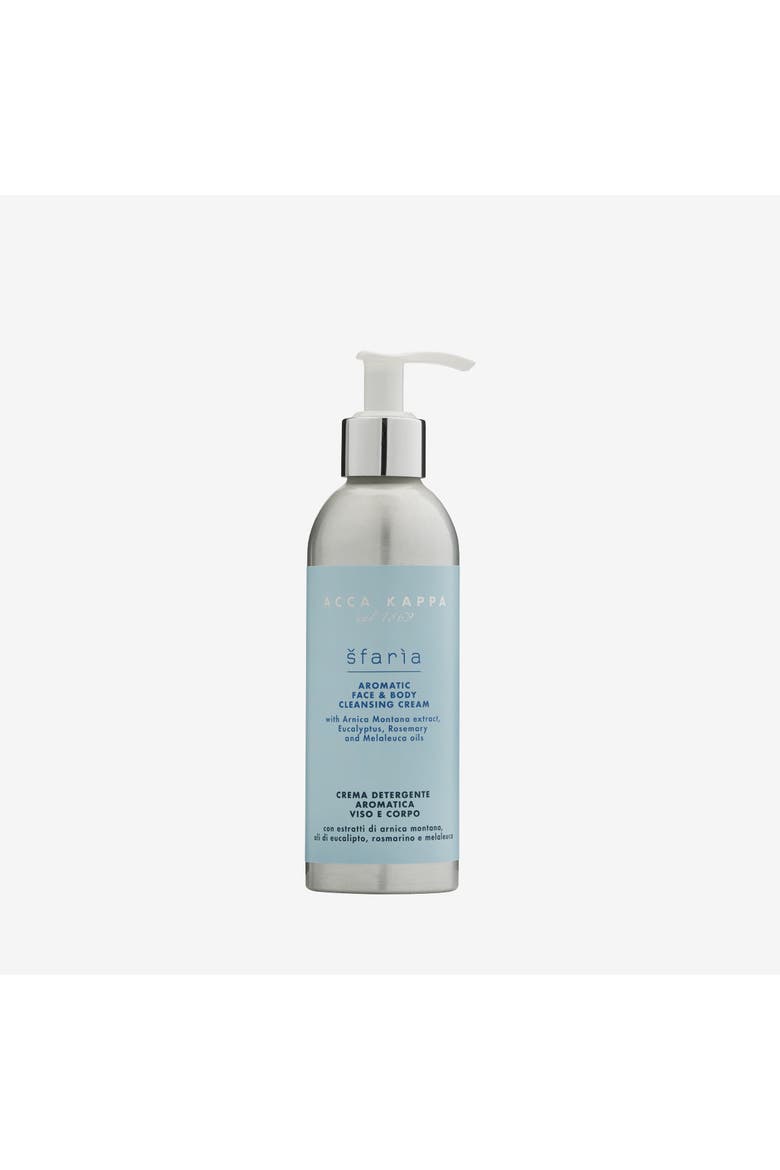 Sfaria Face & Body Cleansing Cream, Main, color, White
