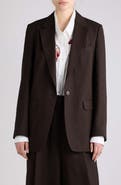 Dries Van Noten Blanchet Pinstripe Blazer