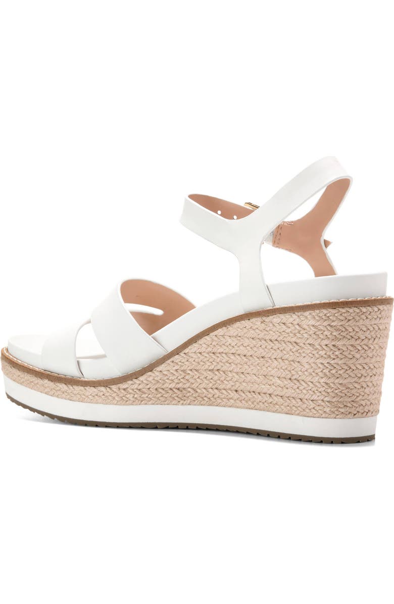 Cole Haan Ronnie Cloudfeel Espadrille Platform Wedge Sandal, Alternate, color, Powder Leather/ Natural