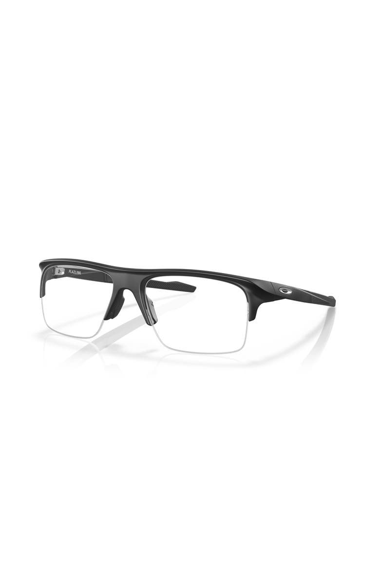 Oakley 58mm Rectangle optical glasses, Main, color, Black