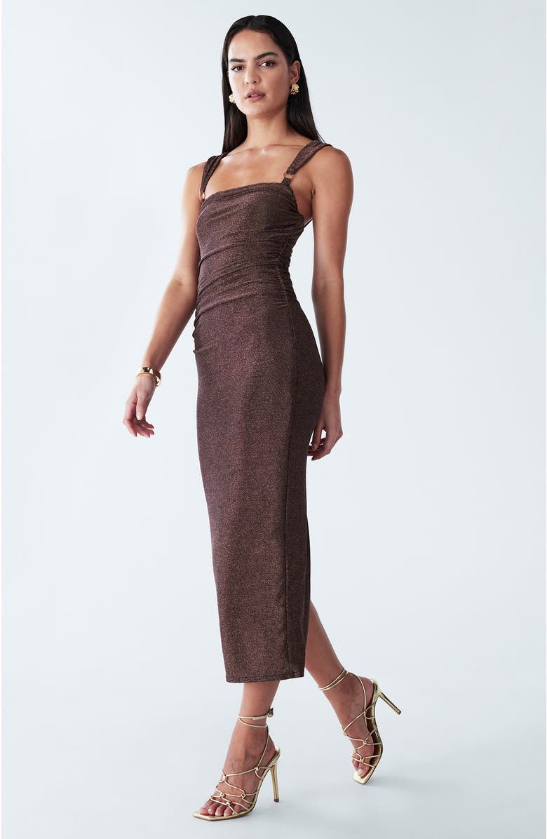 BWLDR Myran Dress, Alternate, color, Rose Gold