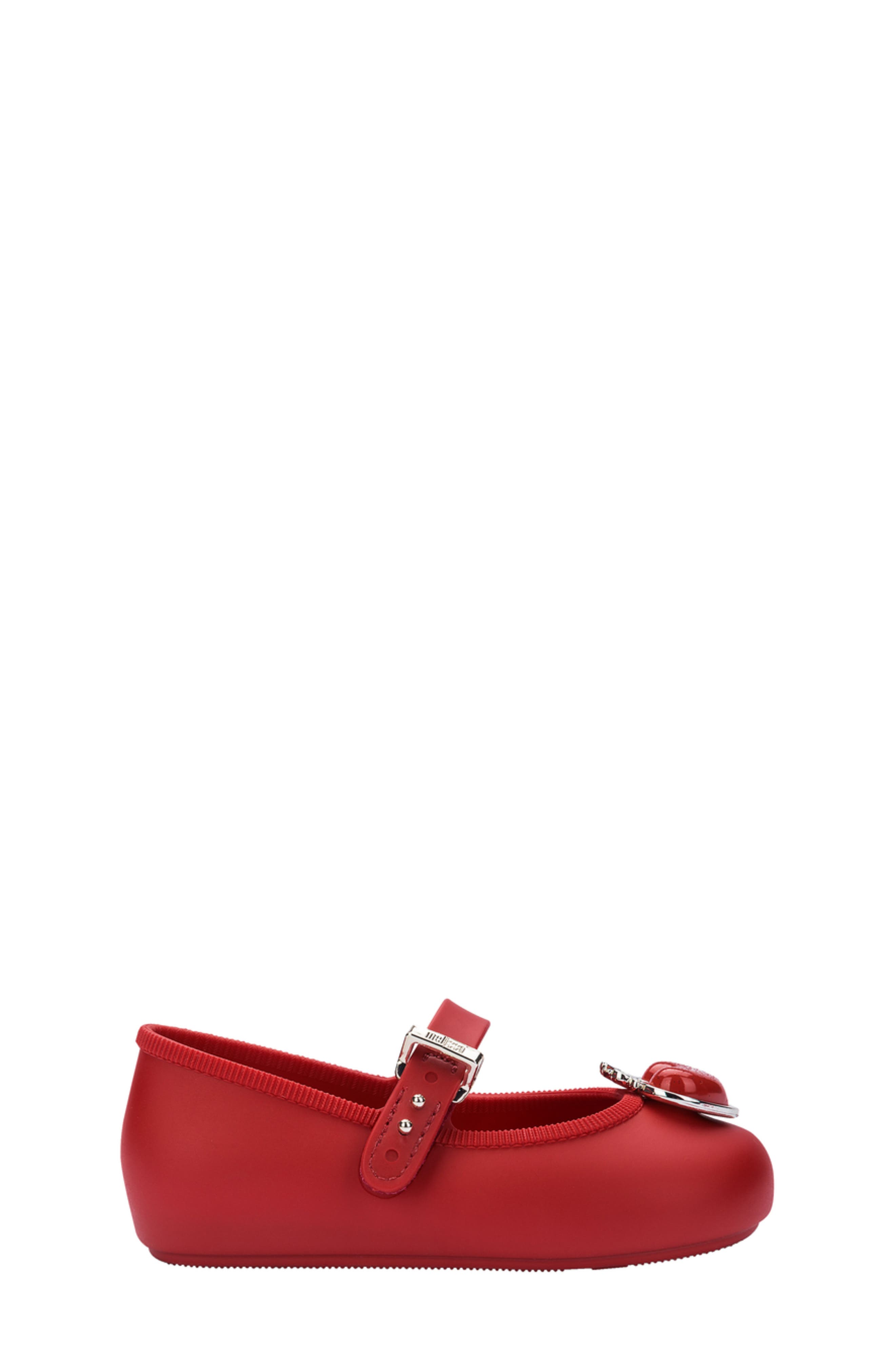 Kids' Soft Ballerina Mary Jane, Alternate, color, RED