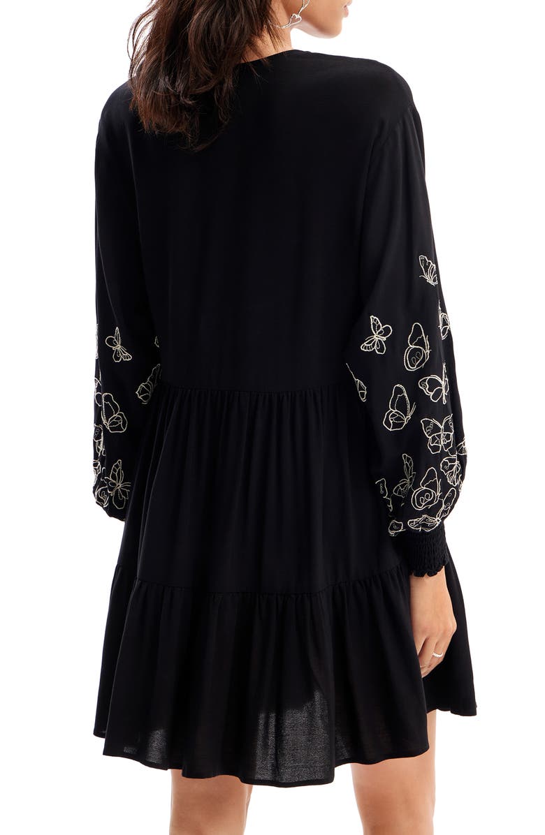 Desigual Short Butterfly Tunic Dress, Alternate, color, 