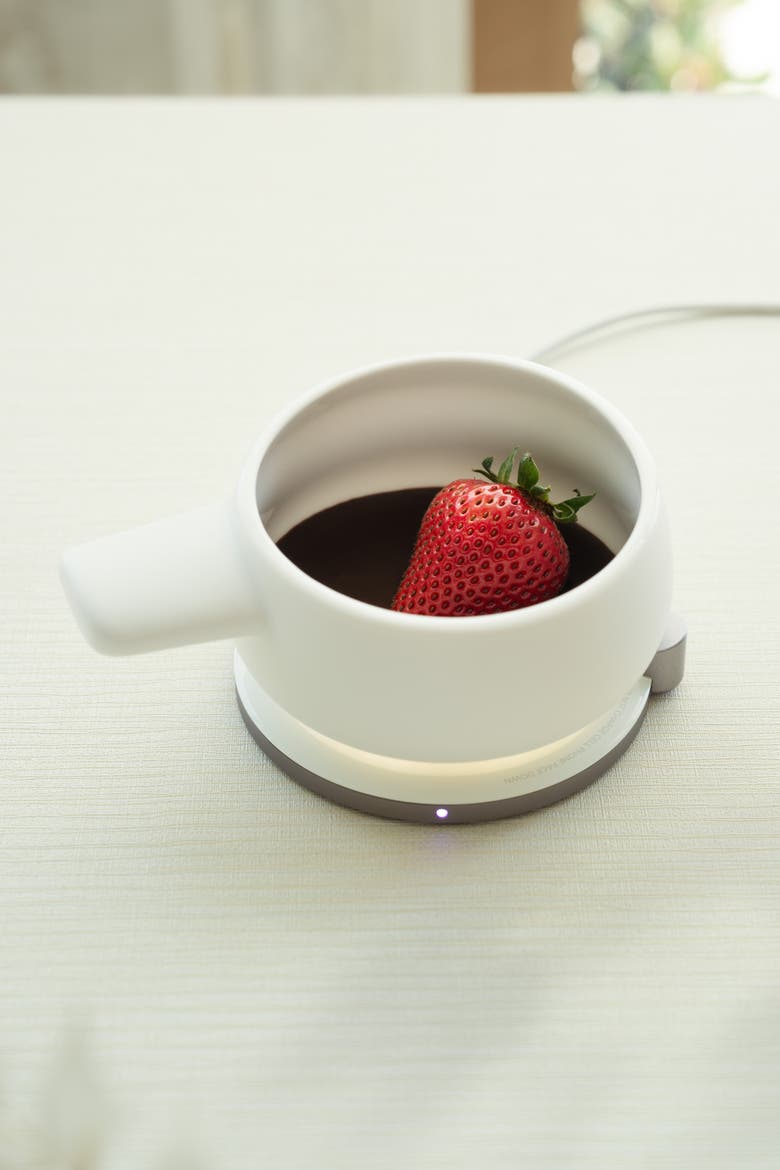 Fondi Self-Heating Fondue Set, Alternate, color, Jasmine White
