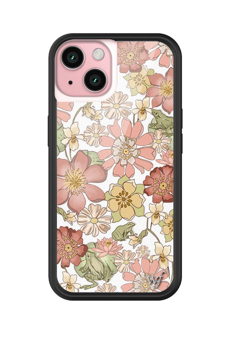 Lilypad Floral iPhone Case, Main, color, Green