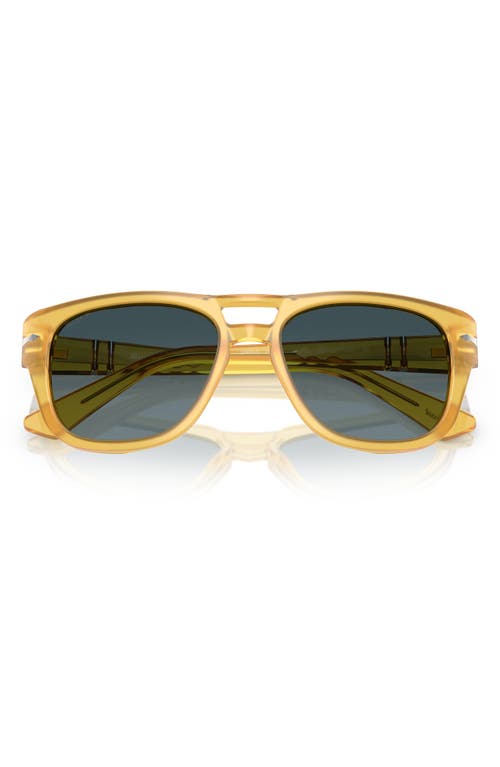Persol 55mm Square Sunglasses In Yellow Blue Gradient
