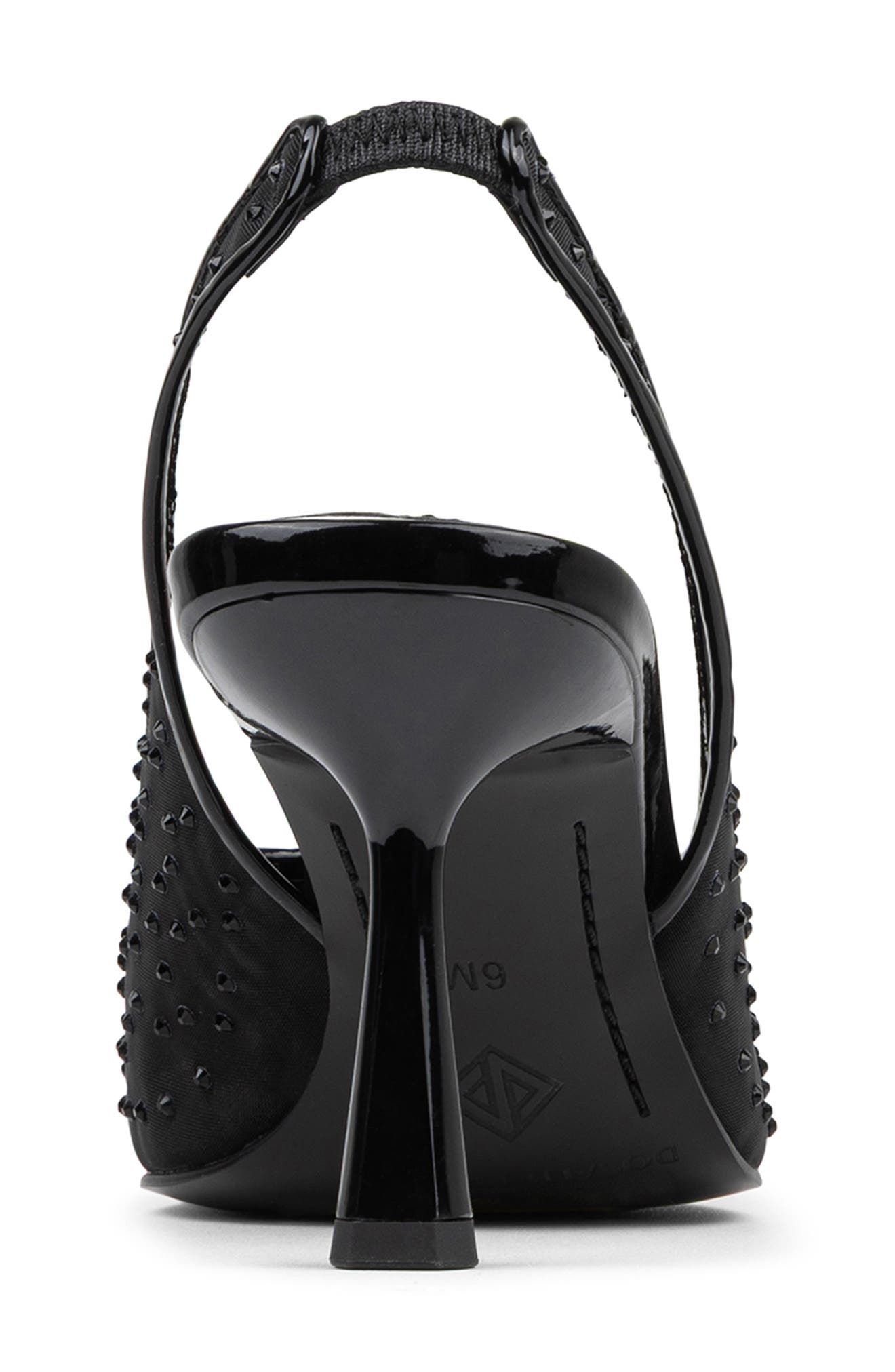 Donald Pliner Eloise Slingback Pointed Toe Pump, Alternate, color, Black