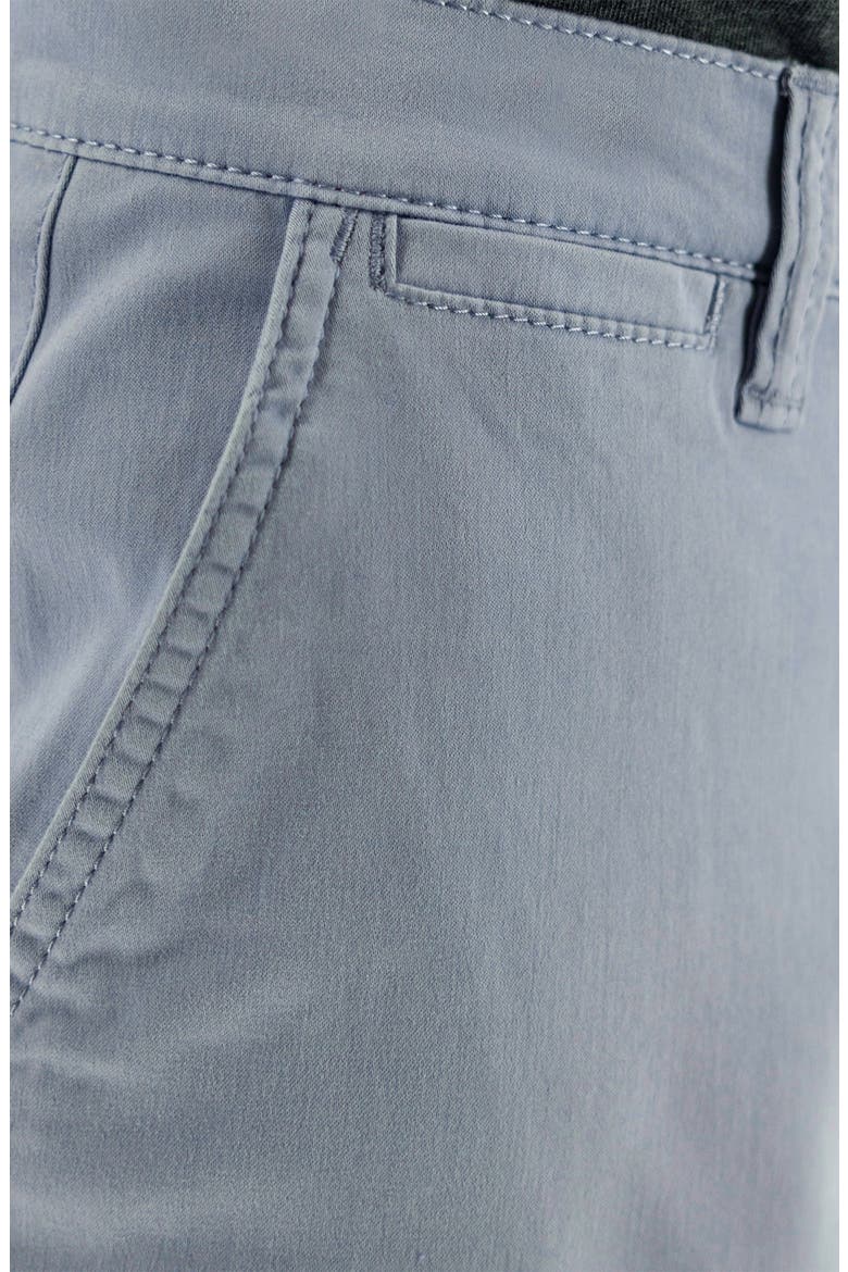 7-Inch Performance Stretch Chino Shorts, Alternate, color, DUSTY BLUE