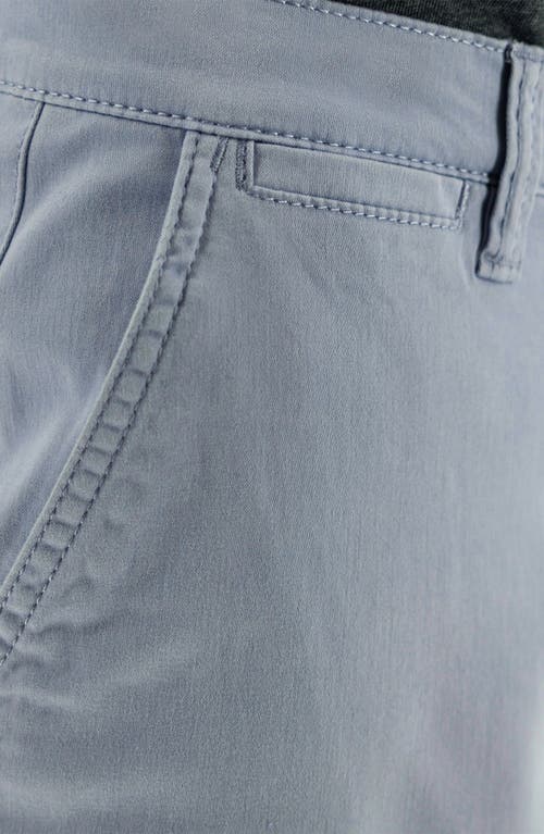 Devil-dog Dungarees 7-inch Performance Stretch Chino Shorts In Dusty Blue