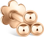 MARIA TASH Ball Trinity Single Threader Stud Earring