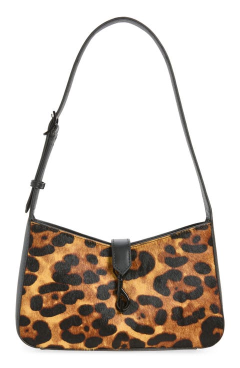 Megan Hair Calf Shoulder Bag