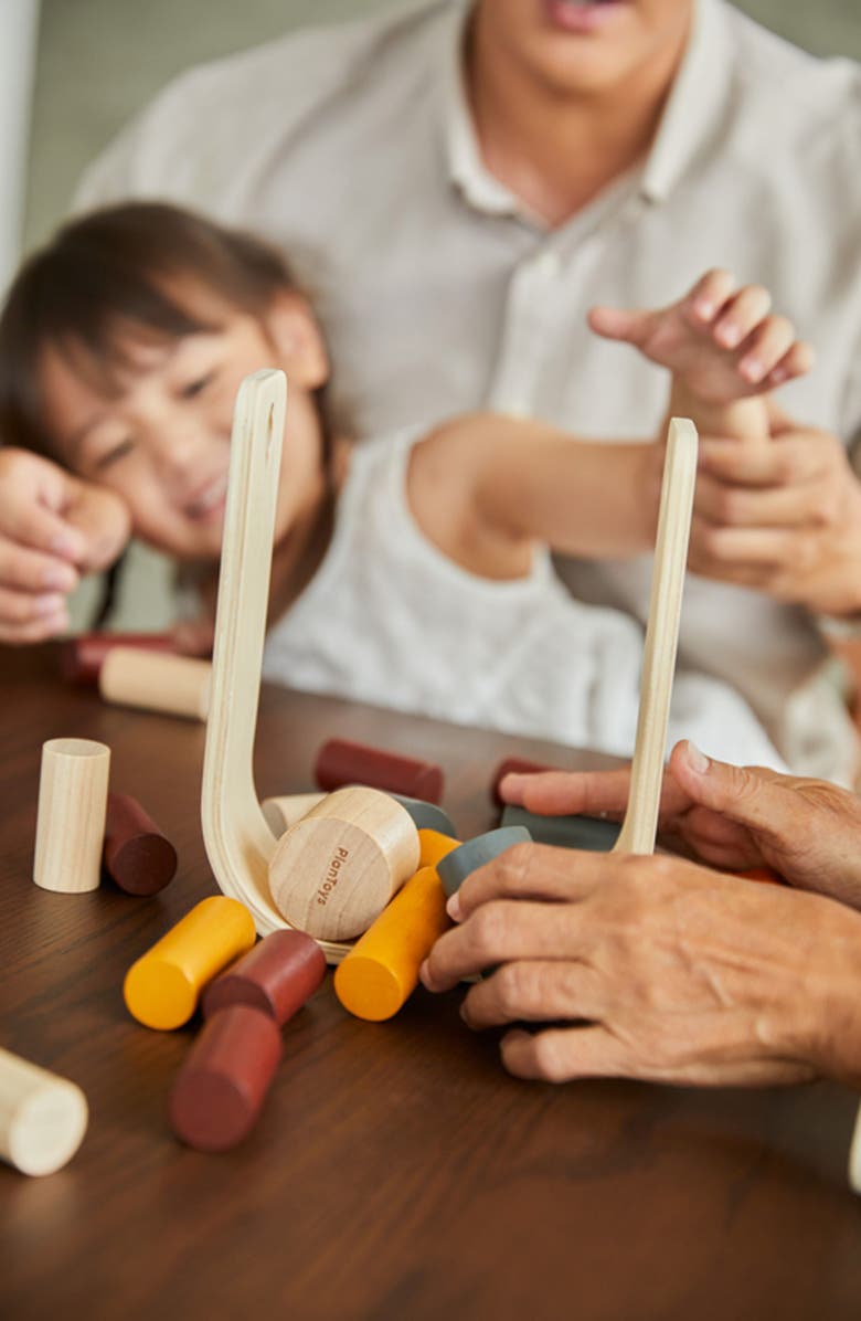 PlanToys<sup>®</sup> Beaver Tumble Game, Alternate, color, Brown