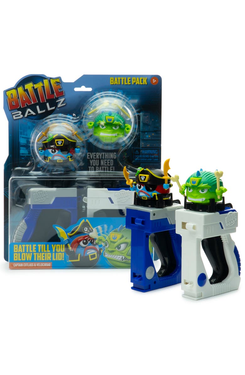 Battle Ballz Battle Pack Velociroar and Captain Cutlass Figures, Alternate, color, 