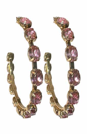 Crystal Hoop Earrings
