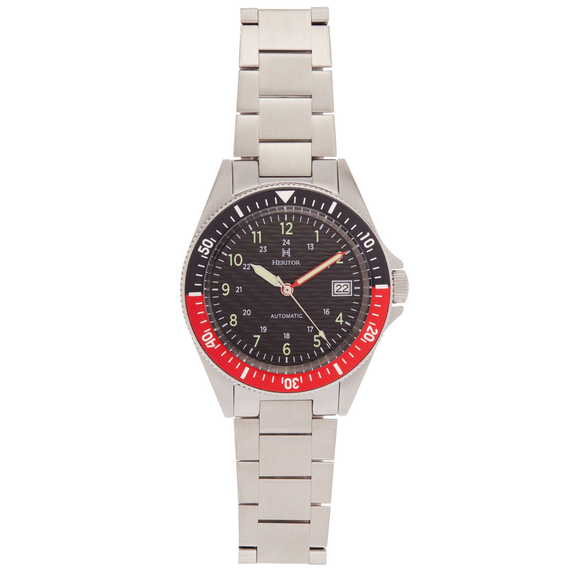 Silver/Black-Red