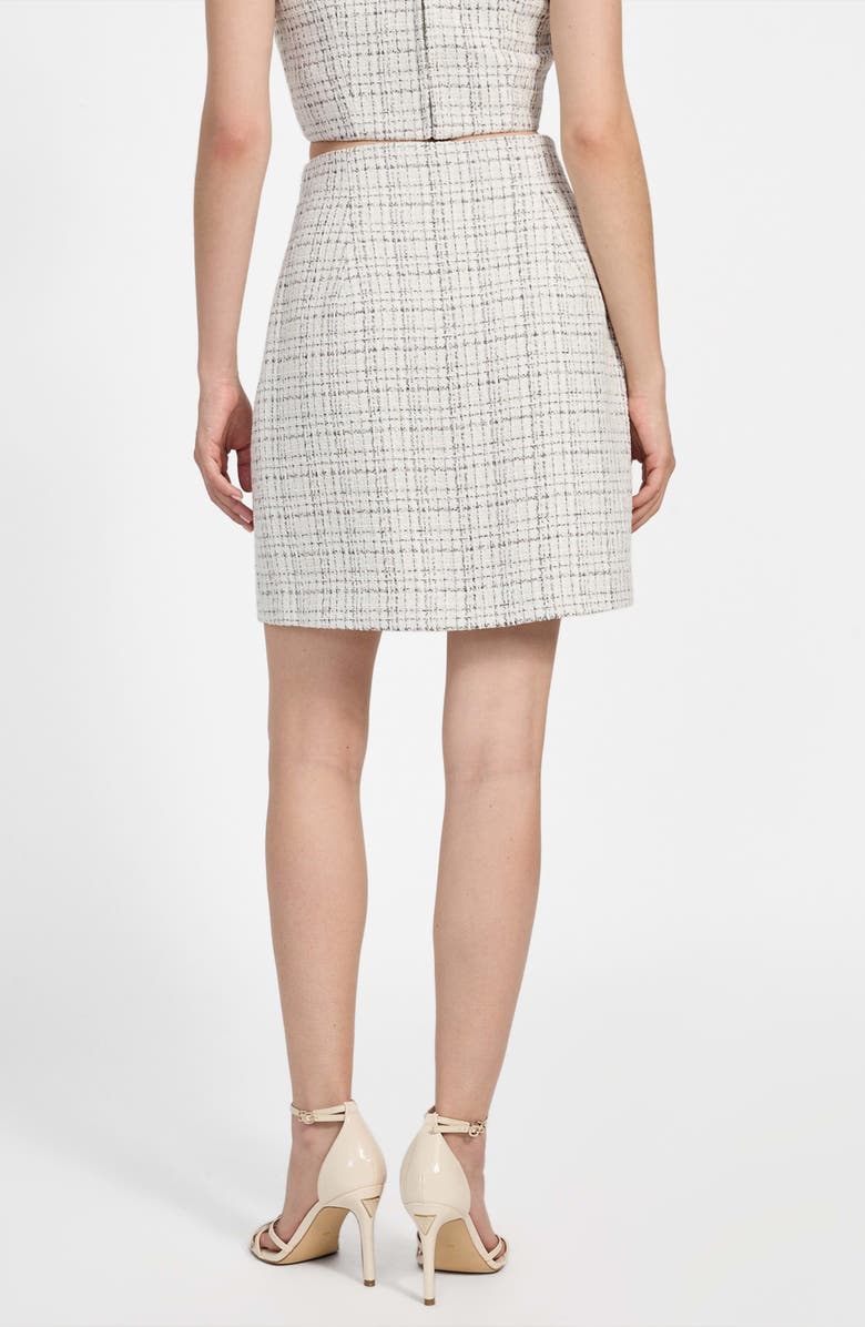 GUESS Anna Maria Tweed Miniskirt, Alternate, color, 