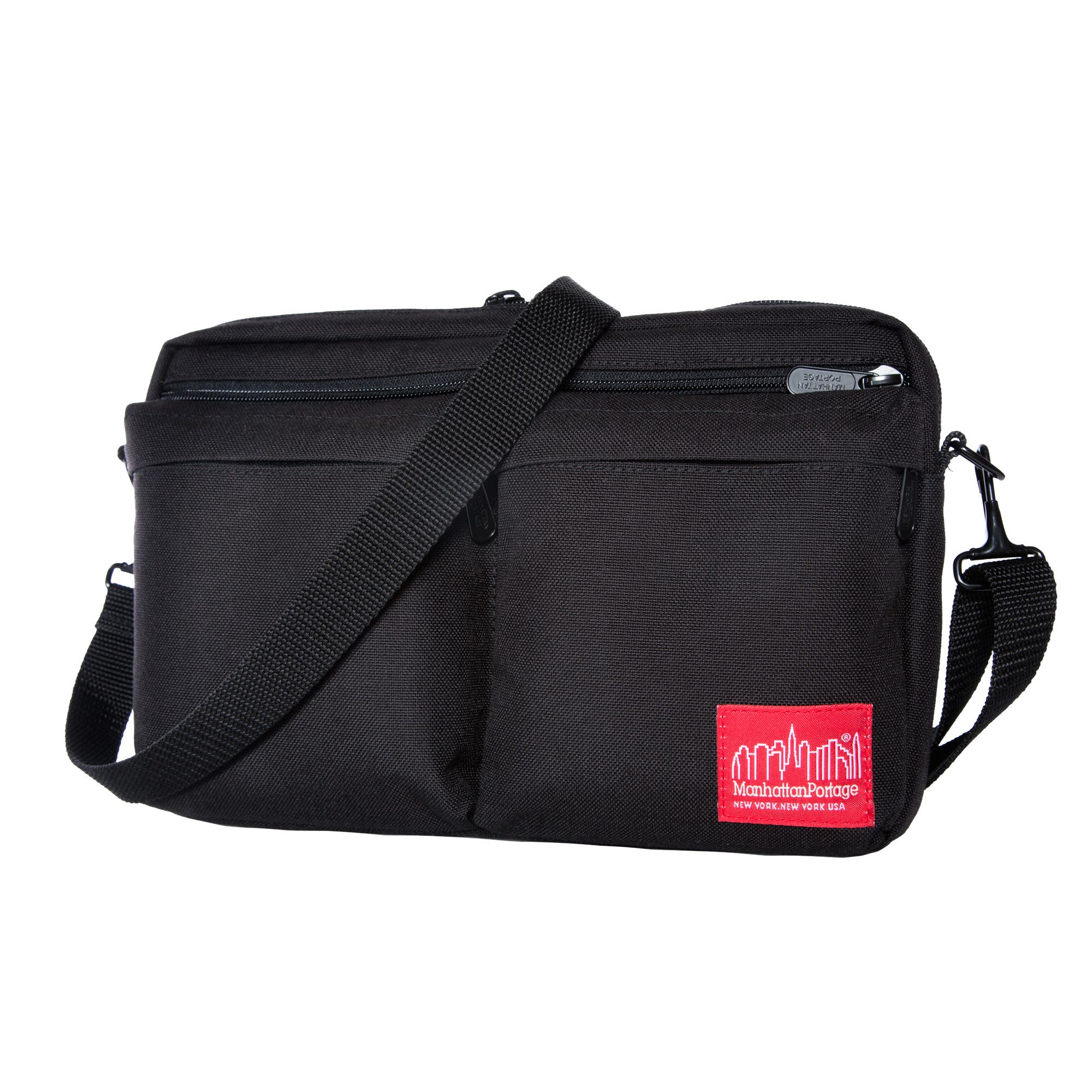 Manhattan Portage Albany Crossbody Bag, Alternate, color, Black