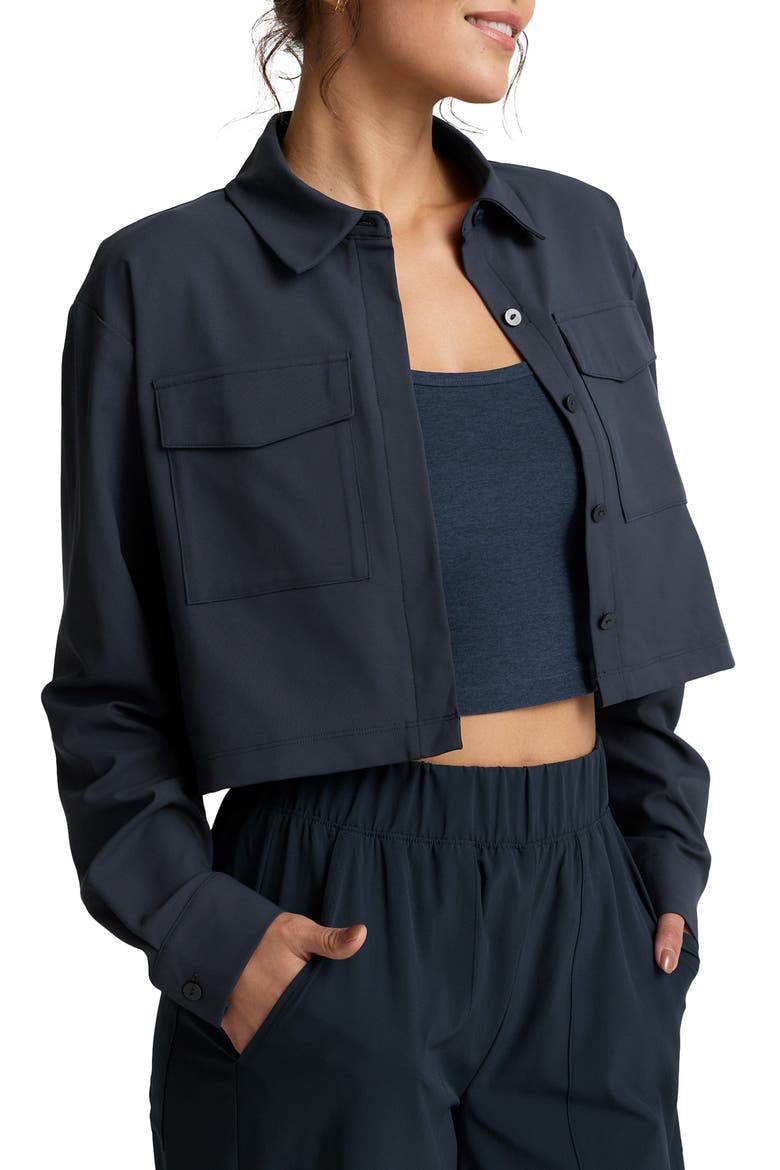 Midtown Crop Jacket, Alternate, color, NOCTURNAL NAVY