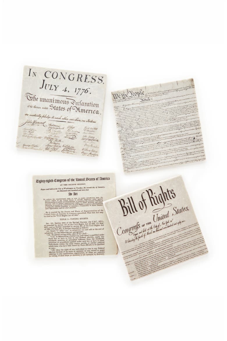 Democracy Coasters - Set of 4, Main, color, Multi