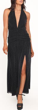 Petal & Pup Lucas Maxi Halter Dress