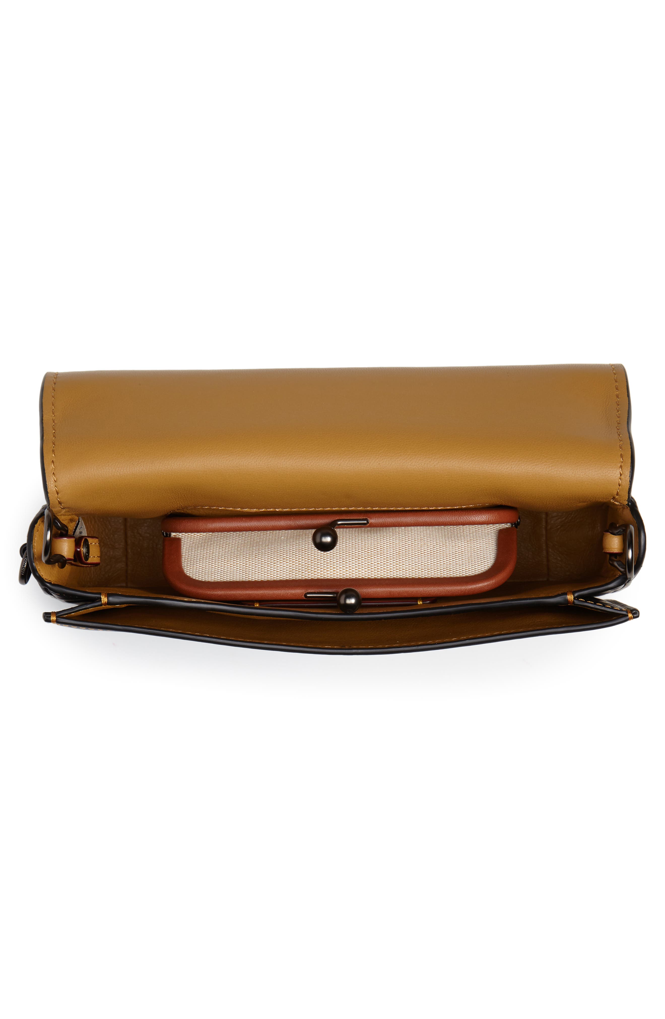 COACH Dinky Crossbody Leather Bag, Alternate, color, 