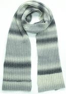 Portolano Ombré Stripe Merino Wool Blend Scarf