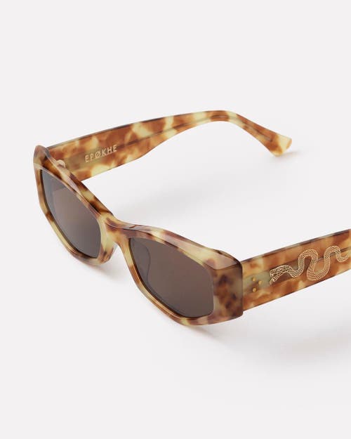 Epokhe Guilty Sunglasses In Brown